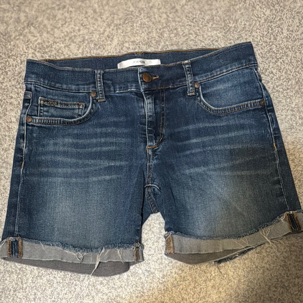 Joe B. Dark Blue Jean Shorts